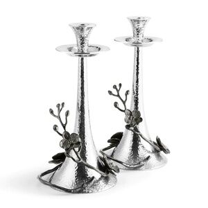 Michael Aram black orchid Candlestick Holders